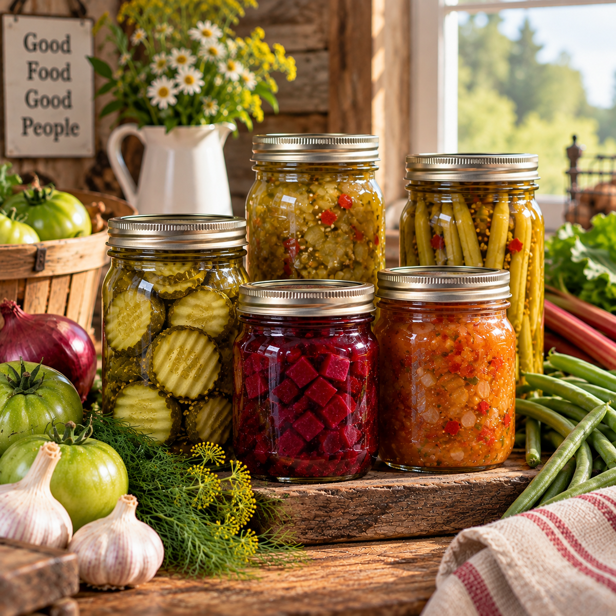 From the Pantry at Ruby Roots Farm - farmhouse preserves and garden produce
